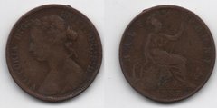 Великобритания - Half Penny 1887 - VF