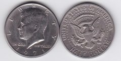 США - 1/2 Half Dollar 1971 - D - VF