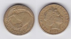 Новая Зеландия - 1 Dollar 2002 - Елизавета II - VF