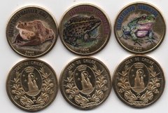 Fantasy - Isla de Childe - set 3 coins x 2 Pounds 2024 - Toads - UNC