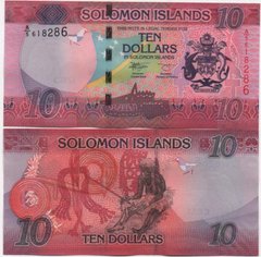 Соломоновы Острова - 10 Dollars 2017 ( 2022 ) - P. 33(2) - Prefix A/5 - UNC