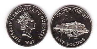 Гернсі - 5 Pounds 1997 commemorative - UNC
