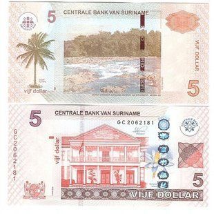 Suriname - 5 Dollars 2020 - P. 162 - UNC