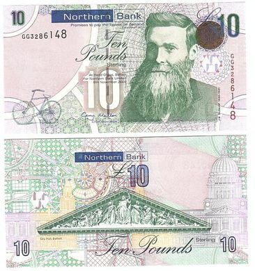Північна Ірландія - 10 Pounds 2008 - P. 210a - UNC