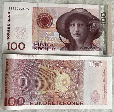 Norway - 100 Kroner 2006 - P. 49c - UNC