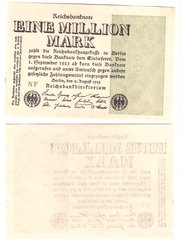 Германия - 1 Million Mark 1923 - s. NF - XF+