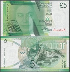 Gibraltar - 5 Pounds 2011 - Pick 35 - UNC