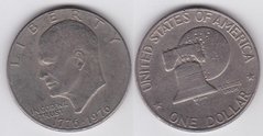 США - 1 Dollar 1976 - D - VF