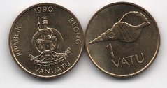 Vanuatu - 1 Vatu 1990 - aUNC