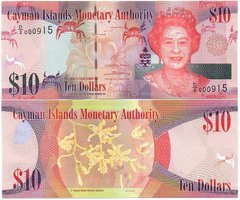 Cayman Islands - 10 Dollars 2014 ( 2018 ) - Pick 40b - serie D/2 - UNC
