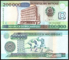 Мозамбик - 200000 Meticais 2003 - P. 141- UNC