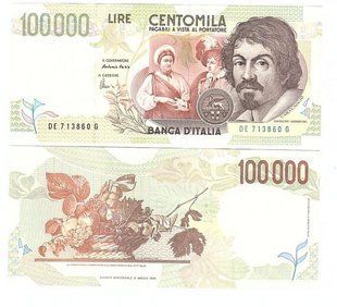 Італія - ​​100000 Lire 1994 - P. 117a - UNC