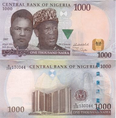 Nigeria - 1000 Naira 2007 - aUNC