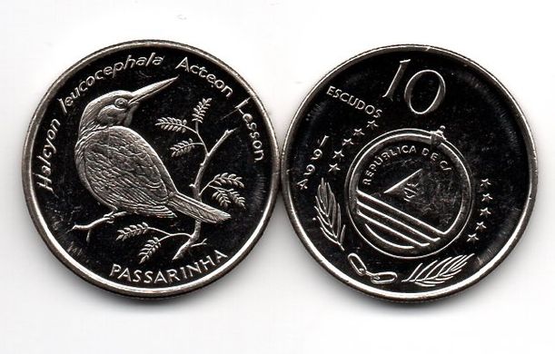 Cape Verde - 10 Escudos 1994 - birds - UNC
