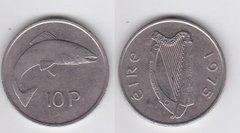 Ирландия - 10 Pence 1975 - VF+