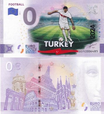 Турция - 0 Euro 2024 - Football Turkey - UNC