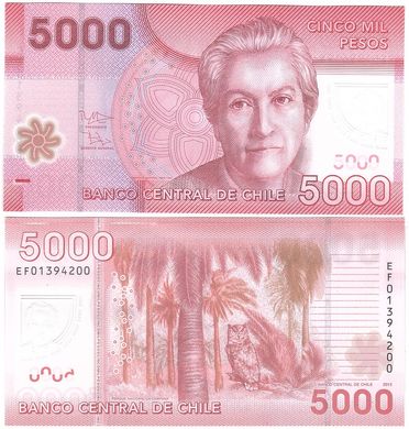 Чилі - 5000 Pesos 2013 - UNC