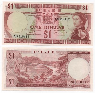 Фіджі - 1 Dollar 1971 - P. 71a - UNC