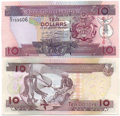 Соломонові острови / Соломони - 10 Dollars 2009 - Pick 27 - Prefix C/3 - sign 9 - UNC