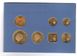 Аруба - набор 6 монет 5 10 25 50 Cents 1 2 Florin 1987 + token - в буклете - UNC