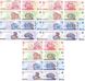 Узбекистан - 3 шт х набор 4 банкноты 2000 5000 10000 20000 Sum 2021 - UNC