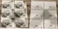 2711 - Ukraine - 2022 - set of 6 pieces - Armed Forces of Ukraine - FDC with stamp U - slaked Zaporozhye