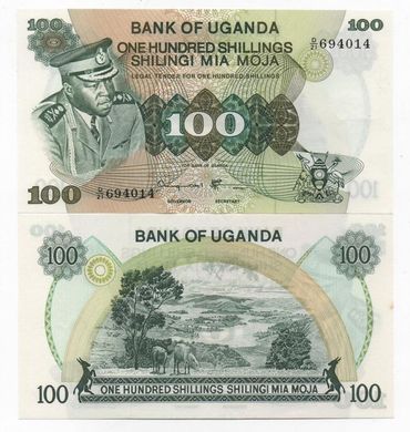 Uganda - 100 Shillings 1977 - Pick 9c - UNC