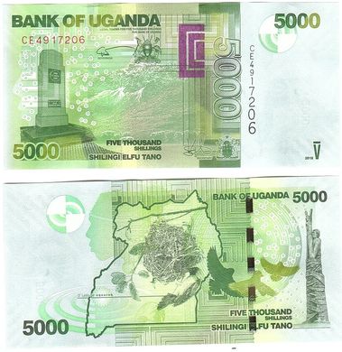 Uganda - 5000 Shillings 2019 - UNC