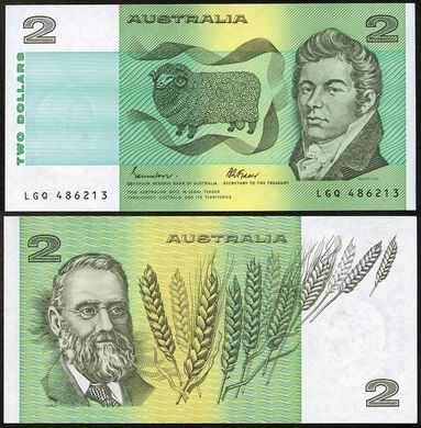 Австралія - ​​2 Dollars 1985 - Pick 43e - UNC