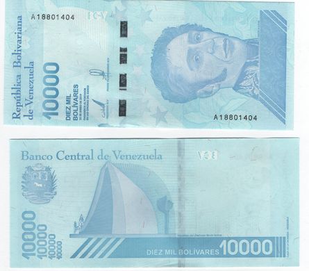 Венесуэла - 10000 Bolivares 2019 - UNC