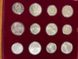 СРСР - набір 28 монет х (5 Rubles x 14 шт + 10 Rubles x 14 шт) 1977 - 1980 - Олімпіада Москва - 1980 - срібло - aUNC