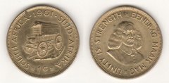 ЮАР - 1 Cent 1961 - XF