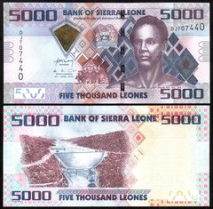 Sierra Leone	- 5000 Leones 2010 - UNC