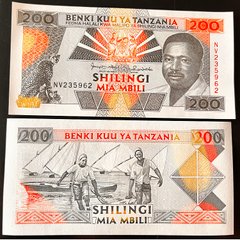 Tanzania - 200 Shilingi 1993 - Pick 25b - UNC