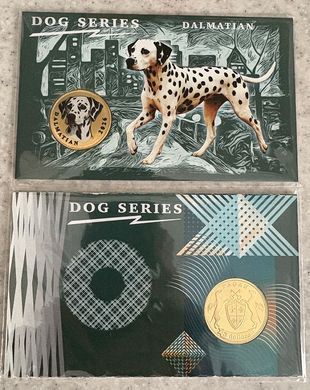 Fantasy / Pagan - 3 Dollars 2026 - Dalmatian / Далматин - in folder - UNC