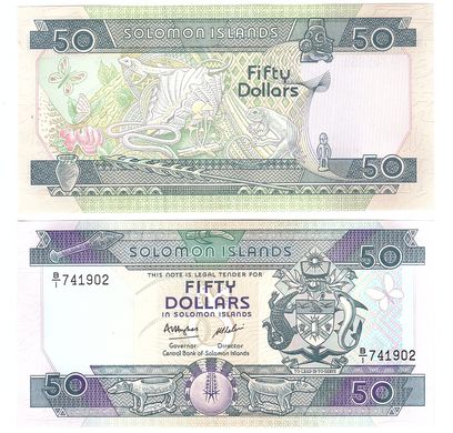Соломоновы Острова / Соломоны - 50 Dollars 1986 - Pick 17a - UNC