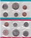 США - mint набор 11 монет 1 1 Dime 1 1 1 5 5 Cents 1/4 1/4 1/2 1/2 Dollar 1972 + token - UNC