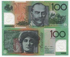 Australia - 100 Dollars 2014 - P. 61e - Polymer - signatures: Stevens and Parkinson - UNC