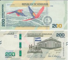Гондурас - 200 Lempiras 2021 - 200 years independence - comm. - UNC