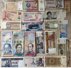 World - # 5 - набір 100 банкнот світу - всі різні - UNC