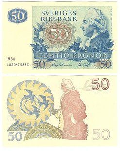 Швеція - 50 Kronor 1984 - P. 53d - UNC