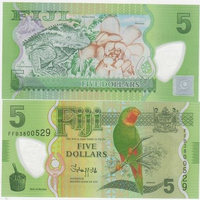 Фиджи - 5 шт х 5 Dollars 2023 ( 2013 ) - P. 115b - UNC