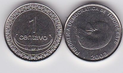 Тимор - 10 шт х 1 Centavo 2003 - UNC