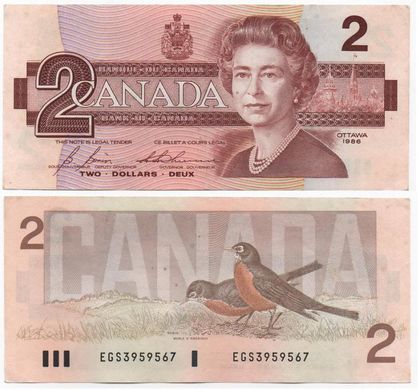 Canada - 2 Dollars 1986 - P. 94c - VF