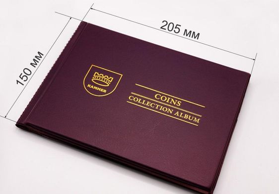 4398 - Album Smart - 240 for coins 2024 - burgundy - Kammer