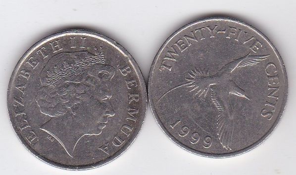 Bermuda - 25 Cents 1999 - VF