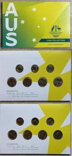 Австралия - набір 7 монет 2 Dollars x 3 + 1 Dollar x 4 2022 - Команда Ігор Співдружності - UNC