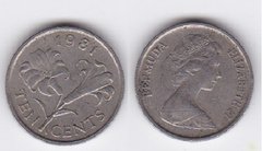 Bermuda - 10 Cents 1981 - VF