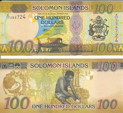Соломоновы Острова / Соломоны - 100 Dollars 2023 ( 2024 ) - UNC