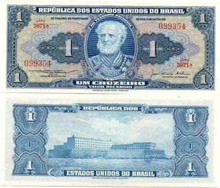 Brazil - 1 Cruzeiro 1954 - 1958 - P. 150c - UNC / aUNC